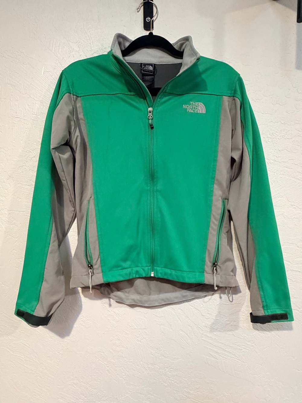 The North Face Green & Gray Softshell Jacket
